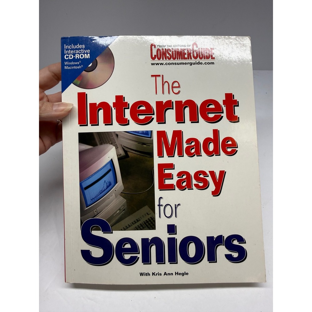 The Internet Made Easy for Seniors Consumer Guide Book with CD-ROM Vintage Tech